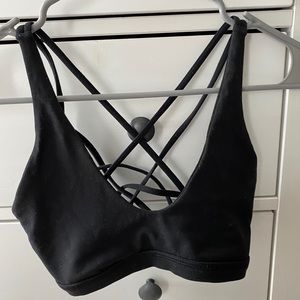 LowCut Black Lulu Sports Bra